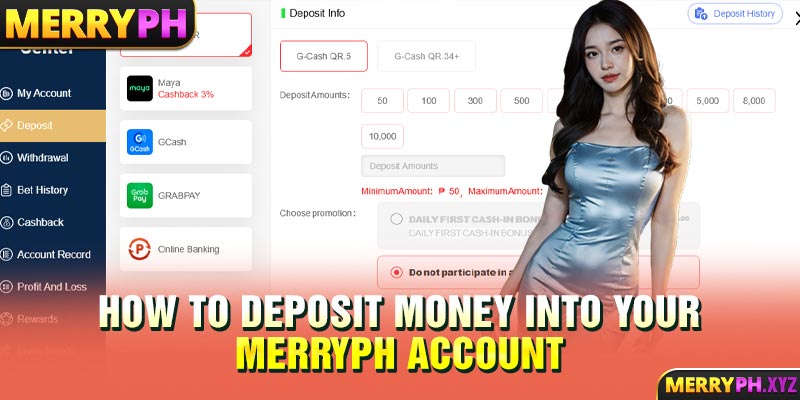 How to Deposit Money into Your MERRYPH Account