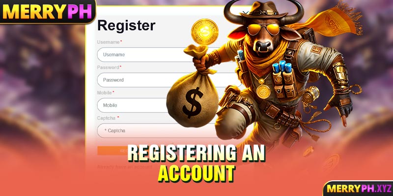 Registering an account