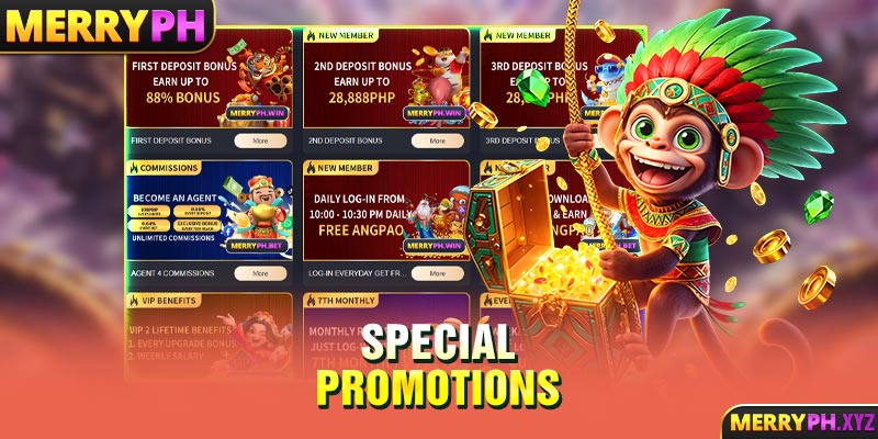 Special promotions